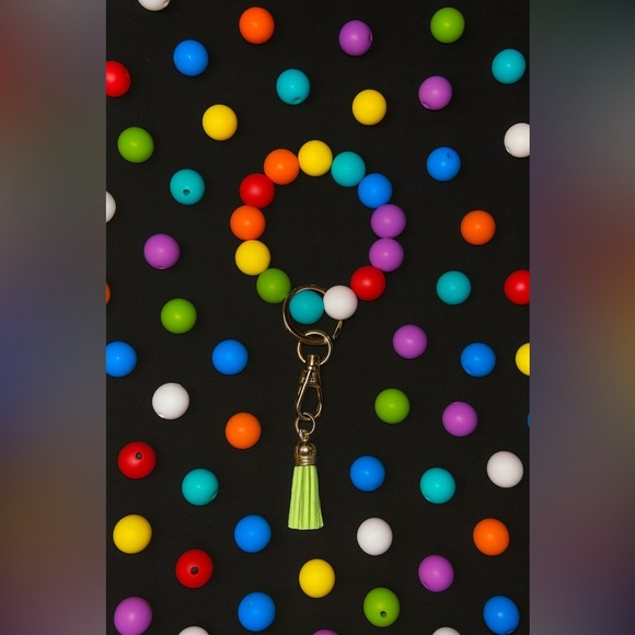 Rainbow silicone Mix Beaded Set – 44 pcs - Picture 2 of 2